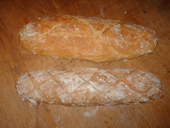 Pain blanc et pain complet